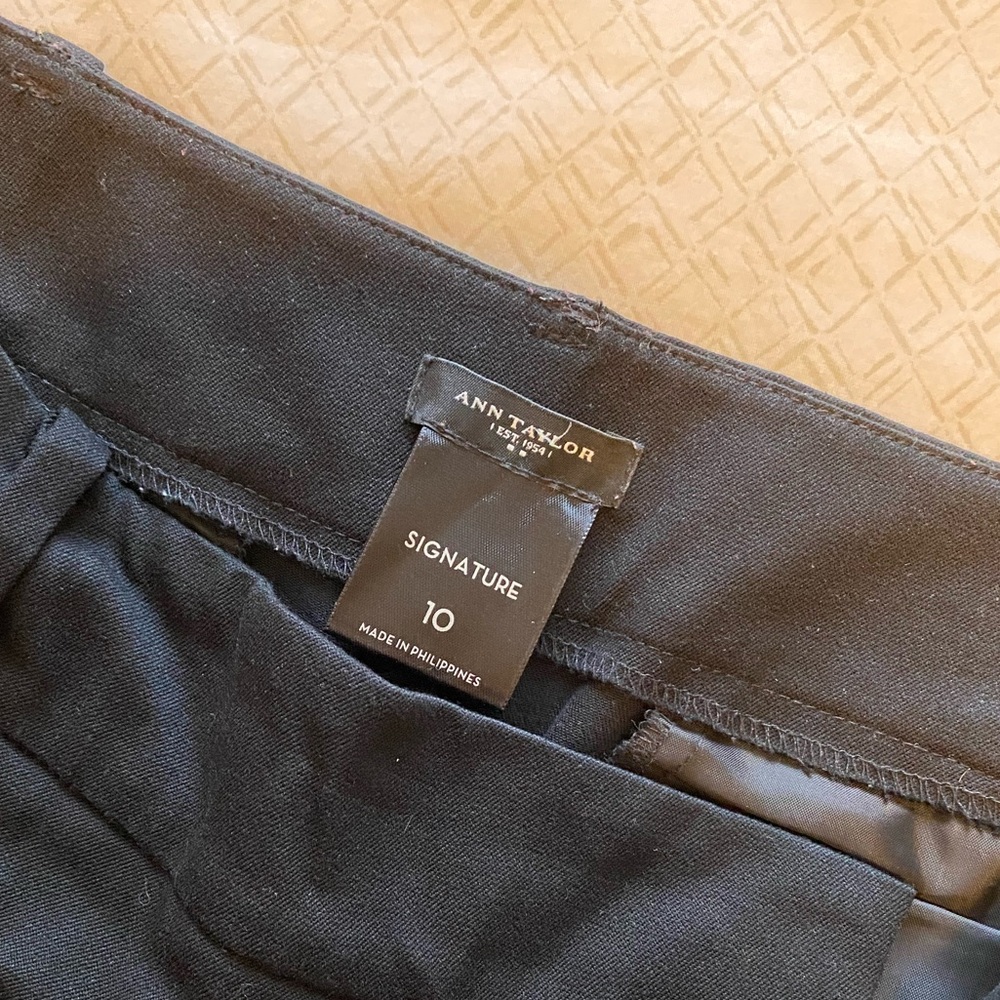 Ann Taylor signature wide leg trousers size 10 - Picture 7 of 14